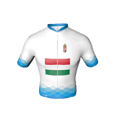 MAGYAR NEMZETI TRIKÓ: az egyéni összetett versenyben legjobb helyen álló magyar nemzetiségű kerekes viseli